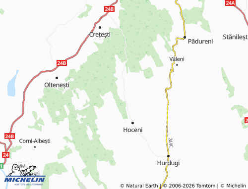 MICHELIN Tomșa map - ViaMichelin
