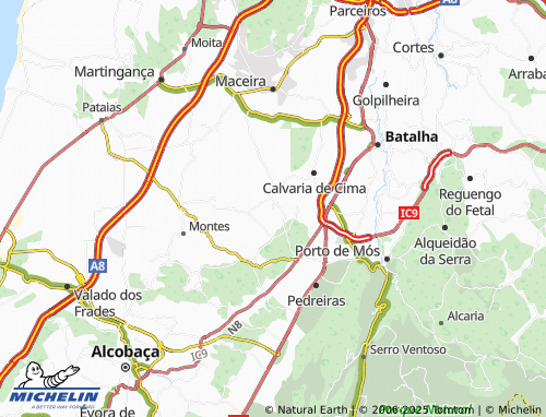 MICHELIN Seixeira map - ViaMichelin
