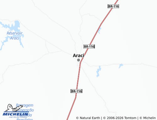 MICHELIN Araci map - ViaMichelin