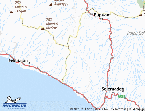 MICHELIN Belatungan map - ViaMichelin