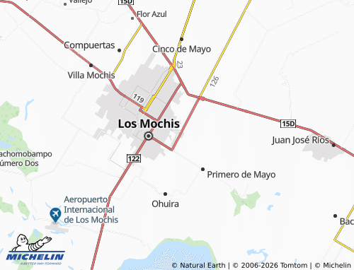 MICHELIN-Landkarte Ferrocarrilera - ViaMichelin