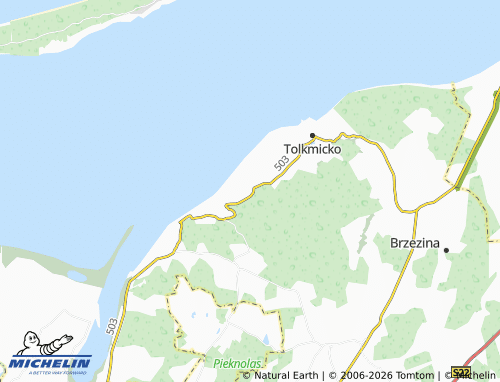 MICHELIN Kadyny map - ViaMichelin