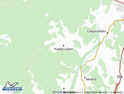 MICHELIN Atarjea Vieja map - ViaMichelin