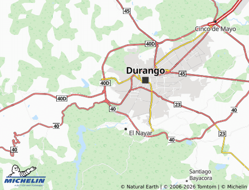 Mapa MICHELIN Campestre Las Jacarandas - ViaMichelin