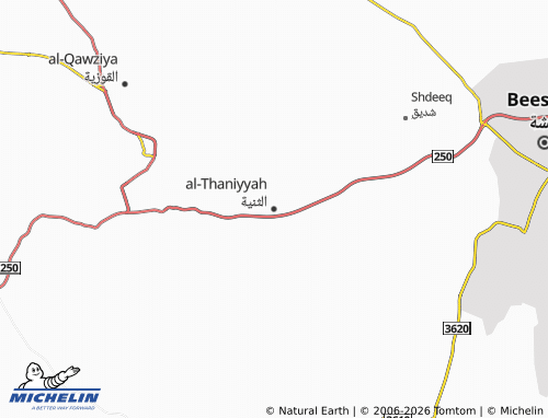 MICHELIN-Landkarte al-Thaniyyah - ViaMichelin