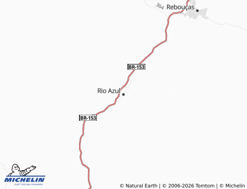 Carte MICHELIN Rio Azul - ViaMichelin