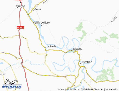 MICHELIN-Landkarte Alforque - ViaMichelin
