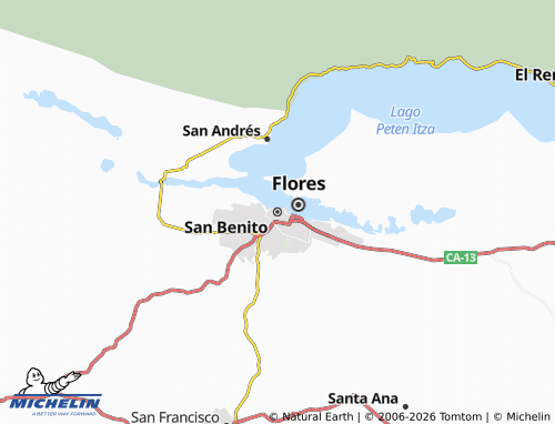 MICHELIN San Benito map - ViaMichelin