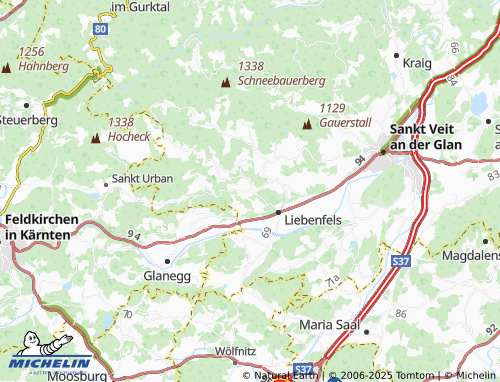 Mappa MICHELIN Glantschach - ViaMichelin