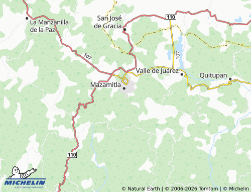 Mapa MICHELIN Tierras Blancas - ViaMichelin