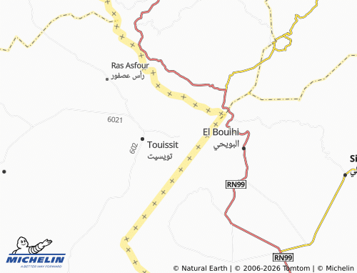 Mappa MICHELIN Seedi Boubakr - ViaMichelin