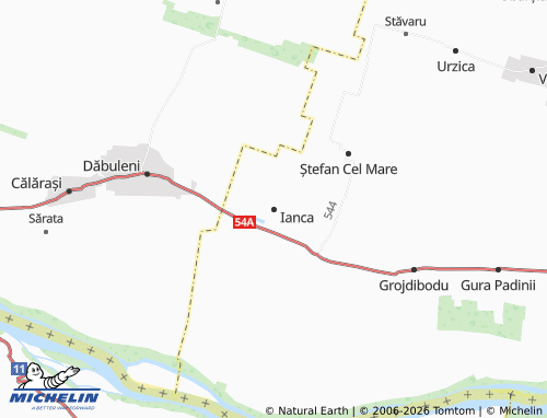 Mappa MICHELIN Ianca - ViaMichelin