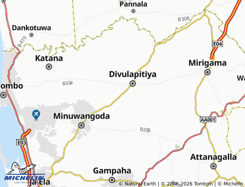 Mappa MICHELIN Horagasmulla - ViaMichelin