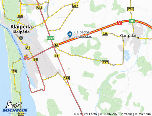 Mappa MICHELIN Kiškėnai - ViaMichelin