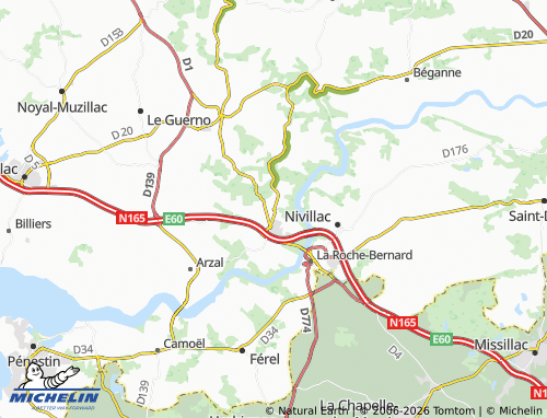 Mappa MICHELIN Marzan - ViaMichelin