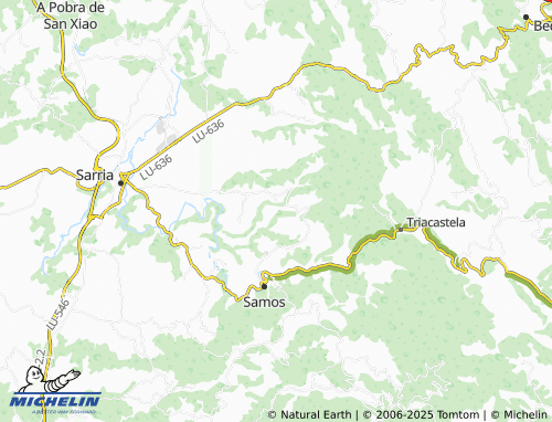 MICHELIN San Román map - ViaMichelin