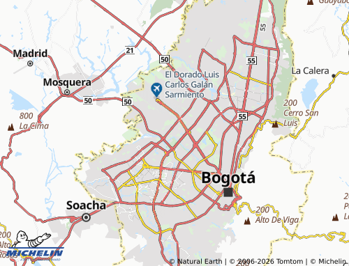Mapa MICHELIN Modelia Occidental - ViaMichelin