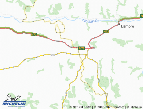 Kaart MICHELIN Curraglass - ViaMichelin