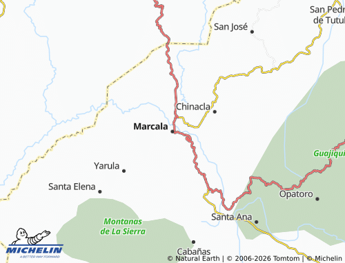 MICHELIN-Landkarte Marcala - ViaMichelin