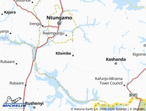 Carte MICHELIN Kitembe - ViaMichelin