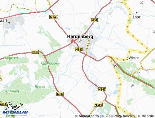 MICHELIN Brucht map - ViaMichelin