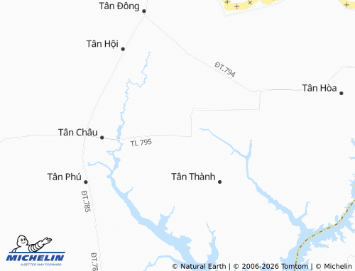 Mappa MICHELIN Suối Dây - ViaMichelin
