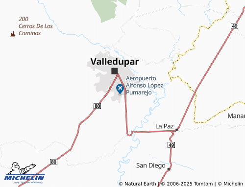 MICHELIN 25 de Diciembre map - ViaMichelin