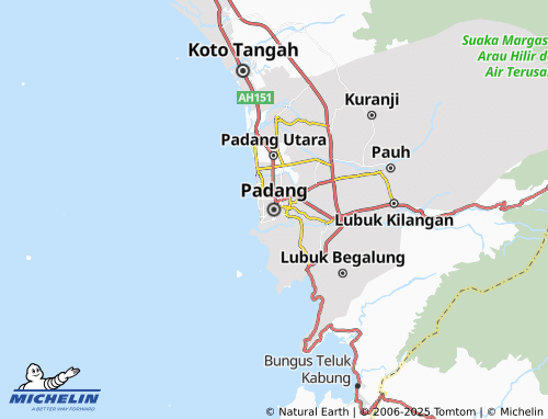 Mappa MICHELIN Padang - ViaMichelin