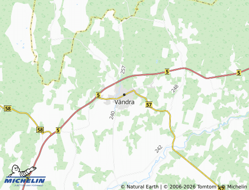 Carte MICHELIN Vändra - ViaMichelin