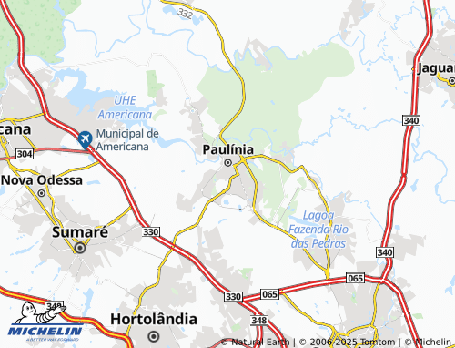 MICHELIN Vila Bressani map - ViaMichelin
