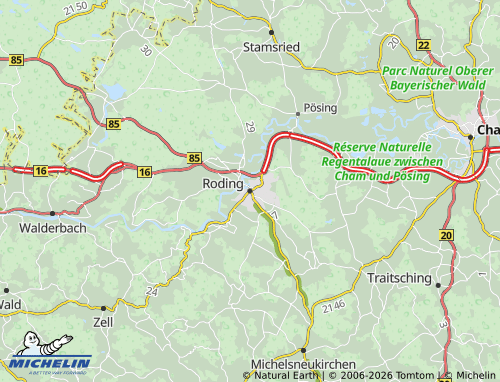 MICHELIN Roding map - ViaMichelin