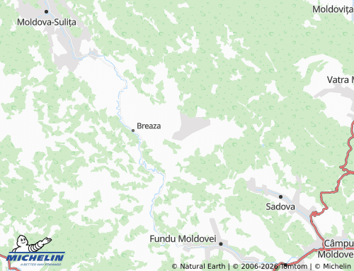 Mappa MICHELIN Pârâu Negrei - ViaMichelin