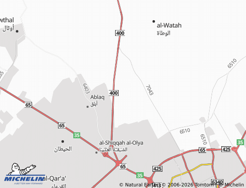 MICHELIN-Landkarte al-Ridwan - ViaMichelin