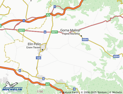 MICHELIN Petkovo map - ViaMichelin