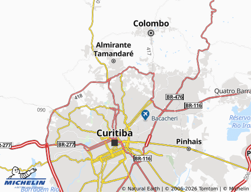 Mappa MICHELIN Barreirinha - ViaMichelin