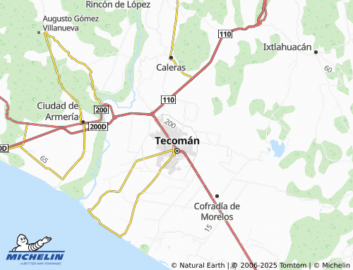 MICHELIN Cofradía de Juárez map - ViaMichelin