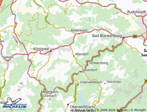 Mappa MICHELIN Allendorf - ViaMichelin