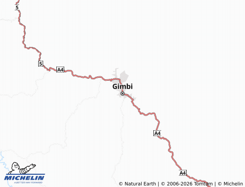 Mappa MICHELIN Gimbi - ViaMichelin