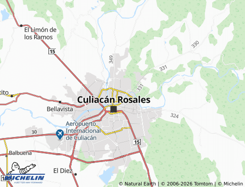 Mappa MICHELIN Universidad Autónoma de Sinaloa - ViaMichelin