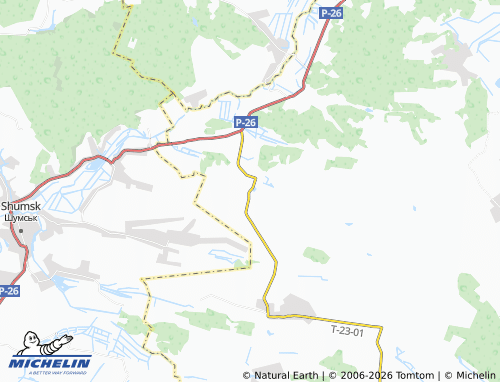 MICHELIN Velyka Borovytsia map - ViaMichelin