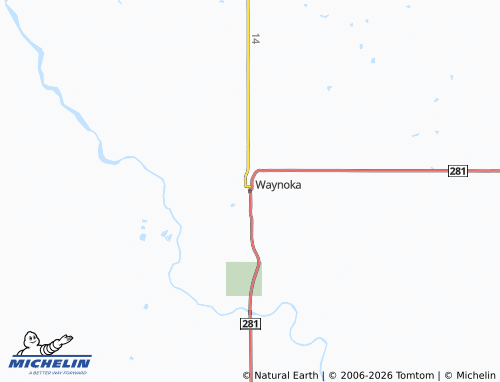 Kaart MICHELIN Waynoka - ViaMichelin