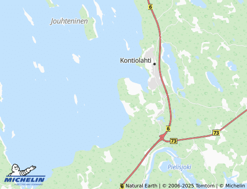 MICHELIN Kontioniemi map - ViaMichelin