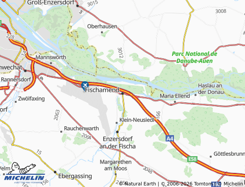 MICHELIN Fischamend map - ViaMichelin