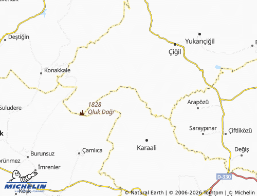 MICHELIN Gökçekuyu map - ViaMichelin