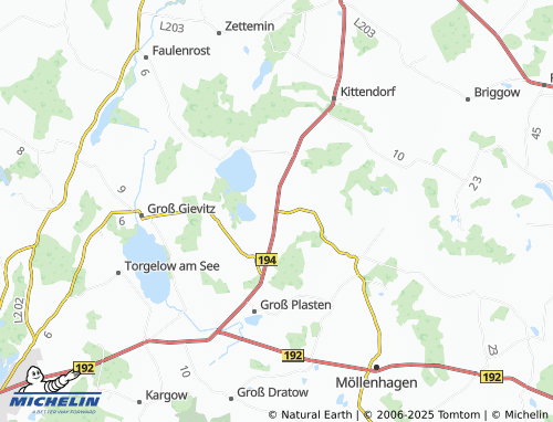 Mapa MICHELIN Varchentin - ViaMichelin