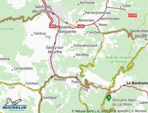 Mappa MICHELIN Mandray - ViaMichelin
