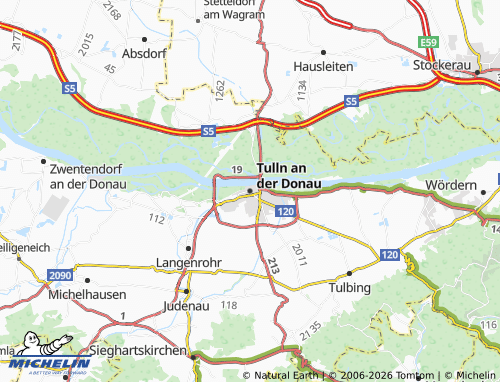 MICHELIN Tulln an der Donau map - ViaMichelin