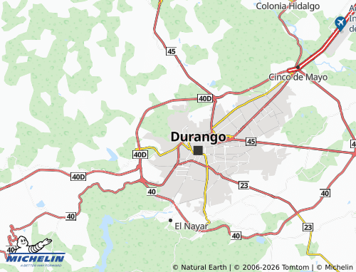 Carte MICHELIN Cerro de los Fortines - ViaMichelin