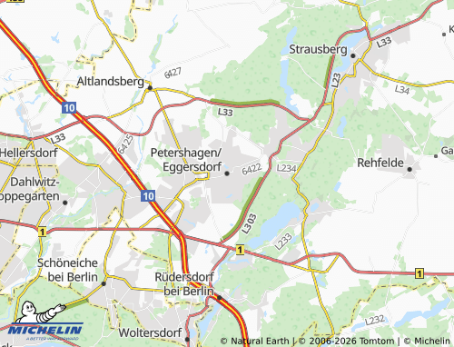 MICHELIN Petershagen/Eggersdorf map - ViaMichelin