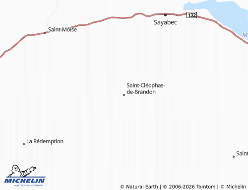 Mapa MICHELIN Saint-Cléophas-de-Brandon - ViaMichelin